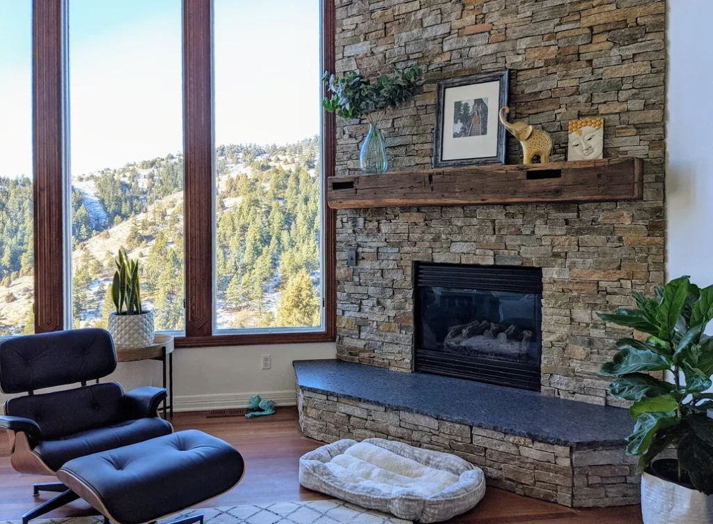 fireplace mantels colorado wood & metal