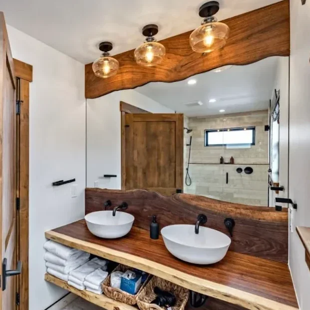 custom wood vanities