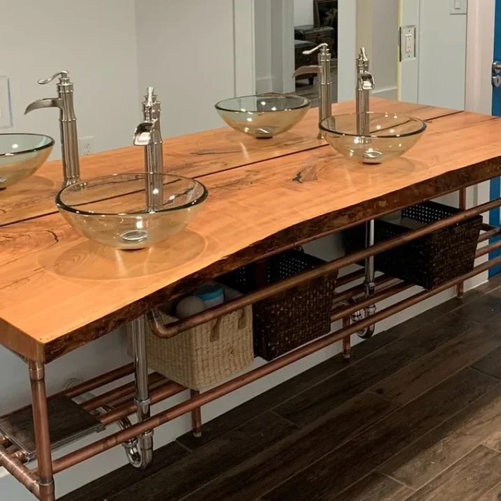 custom wood vanities