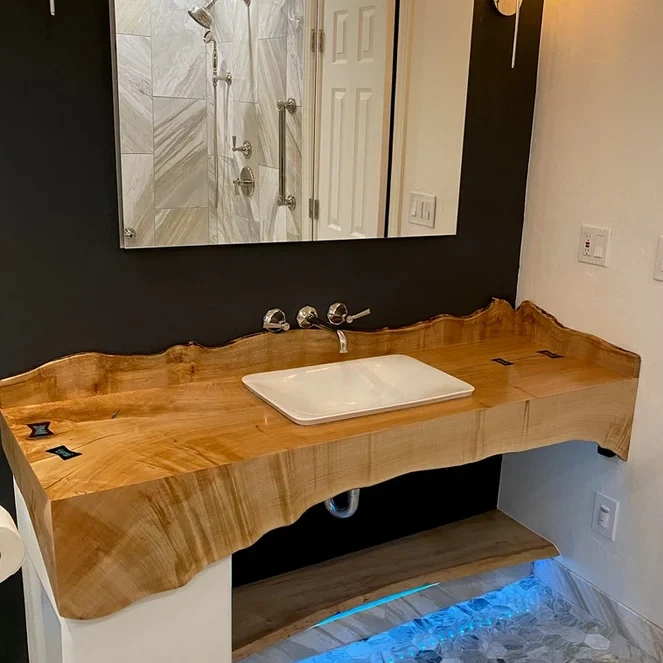 custom wood vanities